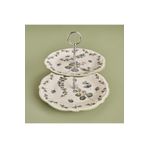 Bella Maison Ocaliptus Stoneware 2 Katlı Yeşil Kurabiyelik