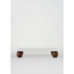 Bella Maison Olmo Doğal Mermer Dikdörtgen Sunum Tepsisi - 15x30 cm, 1 Adet