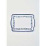 Bella Maison Paisley Melamin Tepsi Mavi (42X31 Cm)