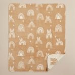 Bella Maison Rabbitbow Pamuklu Bej 100x120 cm Bebek Battaniyesi