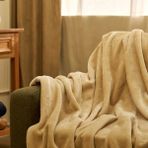 Bella Maison Shelly Wellsoft Tv Battaniyesi Bej (140X190 Cm) - 140 x 190 cm