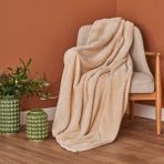Bella Maison Shelly Wellsoft Tv Battaniyesi Latte (140X190 Cm) - 140 x 190 cm