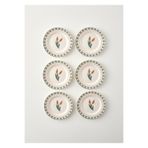 Bella Maison Tulip Porselen 6'lı Pasta Tabağı Seti (21 Cm)