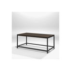 Bella Metal Ahşap Orta Sehpa, Siyah