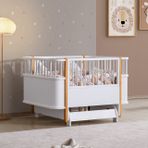 Bella Sallanabilir Büyüyen Beşik, Beyaz Ceviz, 90X121