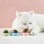 Bella Vista Catnipli Yenilebilir Kedi Nanesi Otu Yalama Oyuncak Topu, Yengeç Şeklinde