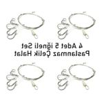 Bella Vista Paslanmaz Çelik Iğneli Dip Hırsız Olta Takımı, 4'lü Set