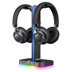 Bella Vista Rgb Aydınlatmalı Kulaklık Tutucu, 2 USB Girişi ile Oyunculara Özel