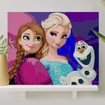 Bella Vista Sayılarla Boyama Tuval Seti | Fırça ve Boya Dahil (Çıtalı) 40X50 cm