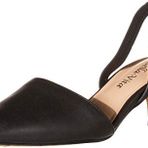 Bella Vita Sarah II Siyah Deri Slingback Kadın Elbise Ayakkabısı