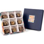 BellaBonBon Sweet Chocoflychocolate Chocofly Çatlak Series 9'lu El Yapımı Belçika Çikolatası( Kare Bitter)