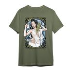 Belladonna, Erkek Tişört (Haki, 2XL)
