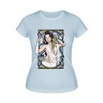 Belladonna, Kadın Tişört (Buz Mavisi, 2XL)