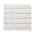 Bellagente Freewall Kendinden Yapışkanlı Esnek Yastık Duvar Paneli Beyaz 70 x 77 x 0,65 cm - 70 x 77 cm