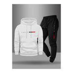 bellanova Erkekler için Spor İki Parçalı Kapüşonlu Sweatshirt ve Pantolon Takımı