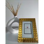 Bellarte Ayarlanabilir Baklava Desen Fotoğraf Çerçevesi - Altın - 13 x 18
