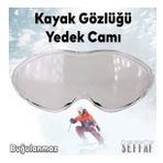 Bellasimo Çerçevesiz Kayak Gözlüğü Camı Lens Değiştirebilir Cam Antifog Güneş Kar Gözlük Camı Şeffaf
