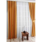 Belle Cose Blackout Karartma Hardal 400x260 cm Fon Perde