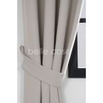 Belle Cose Blackout Karartma Naturel Gri Tek Kanat 220x260 cm Fon Perde