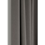 Belle Cose Country Tarz Hasır Termal Karartma Blackout Açık Gri Tek Kanat 100x260 cm Fon Perde