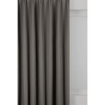 Belle Cose Country Tarz Hasır Termal Karartma Blackout Açık Gri Tek Kanat 100x270 cm Fon Perde