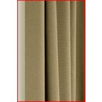 Belle Cose Country Tarz Hasır Termal Karartma Blackout Taş Rengi Tek Kanat Kum Beji 260x270 cm Fon Perde