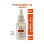 Belle Femme Vitamin Kompleks 5in1 Cilt Bakım Serumu. Hyalüronik Asit-C Vitamini-Kolajen,Alpha Arbutin,Niacinamide
