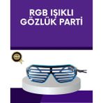 Belle Fusion Bfs LED Işıklı Parti Gözlüğü Renkli Eğlence Aksesuarı
