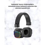 Belle Fusion Bfs Renkli Işık Efektli Bluetooth 5.3 Müzik Kulaklığı