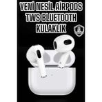 Belle Fusion Mey Ithalat® 3.nesil Tws Bluetooth Kulaklık Mikrofonlu Anc Özelliği Dokunmatik Kontrol