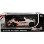 Belle Fusion Mey Ithalat® 70710 1:14 Uzaktan Kumandalı Porsche 918 Spyder Weissach Işıklı Araba 32 cm