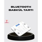 Belle Fusion Mey Ithalat® Akıllı Dijital Baskül – Bluetooth Bağlantılı, 8 Ölçüm Verili, Akıllı Vücut Analiz Tartısı
