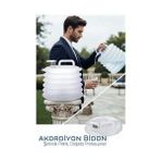 Belle Fusion Mey Ithalat® Akordiyon Bidon - Katlanabilir Lüks Su Taşıma Ünitesi | 10L Şeffaf Tasarım 7225 - Çok Renkli