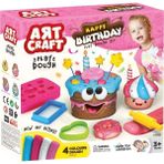 Belle Fusion Mey Ithalat® Art Craft Doğum Günü Oyun Hamuru Seti 10 Parça - Çok Renkli