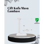 Belle Fusion Mey Ithalat® Ayarlanabilir Açıya Sahip Masa Lambası | Kademeli Işık Seviyesi, Modern ve Kompakt Tasarım