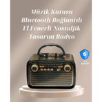 Belle Fusion Mey Ithalat® Bluetooth Bağlantılı Taşınabilir Hoparlör – Fm/am Radyo Özellikli, Şarj Edilebilir Batarya, 1 kg