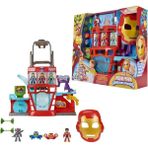 Belle Fusion Mey Ithalat® G1259 Iron Man And His Awesome Friends Iron Quarters Oyun Seti