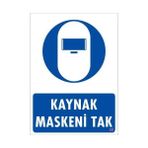 Belle Fusion Mey Ithalat® Kaynak Maskesi Uyarı Levhası 25X35 Kod:20