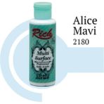 Belle Fusion Mey Ithalat® Rich Multi Surface 2180 Alice Mavi Akrilik Boya 120 cc