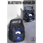 Belle Fusion Mey Ithalat® Taşınabilir Bluetooth Hoparlör LED Işıklı Uzun Pil Ömrü