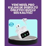 Belle Fusion Mey Ithalat® Tüm Telefonlarla Uyumlu Anc Özellikli Dokunmatik Bluetooth Kulaklık