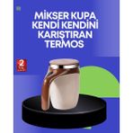 Belle Fusion Mey Ithalat® USB Şarjlı Elektrikli Karıştırıcı Kupa – Sıcak & Soğuk Içecekler Için