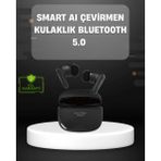 Belle Fusion Mey Ithalat® Yapay Zeka Destekli Bluetooth Kulaklık Anlık Çeviri ve Gürültü Engelleme