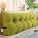Bellek köpük kama yastık yatak başlığı okuma için destekleyici sırtlık yastığı yurt odası için daybed ayarlanabilir bel konumlandırma yastık