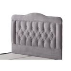 Belletto 90 cm Gri Tek Kişilik Vogue Lüx Kumaş Başlık