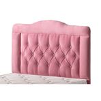 Belletto 90 cm Pembe Tek Kişilik Vogue Lüx Kumaş Başlık