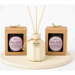 Bellevie Candles Vanilla Kokusu Kavanoz Mum Seti - Lavender - 10 Adet