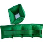 Bellflekss El ve Ayak Fizik Tedavi, Kas Geliştirme Kum Torbası (Mavi) - 0,25 kg x 2 Adet - Yeşil