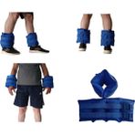 Bellflekss El ve Ayak Fizik Tedavi, Kas Geliştirme Kum Torbası (Mavi) - 5 kg x 2 Adet