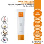 Bellflower %30 Siyah Salyangoz ve Hyaluron Içeren Yenileyici, Onarıcı, Nemlendirici, Yaşlanma Karşıtı Krem 30ML